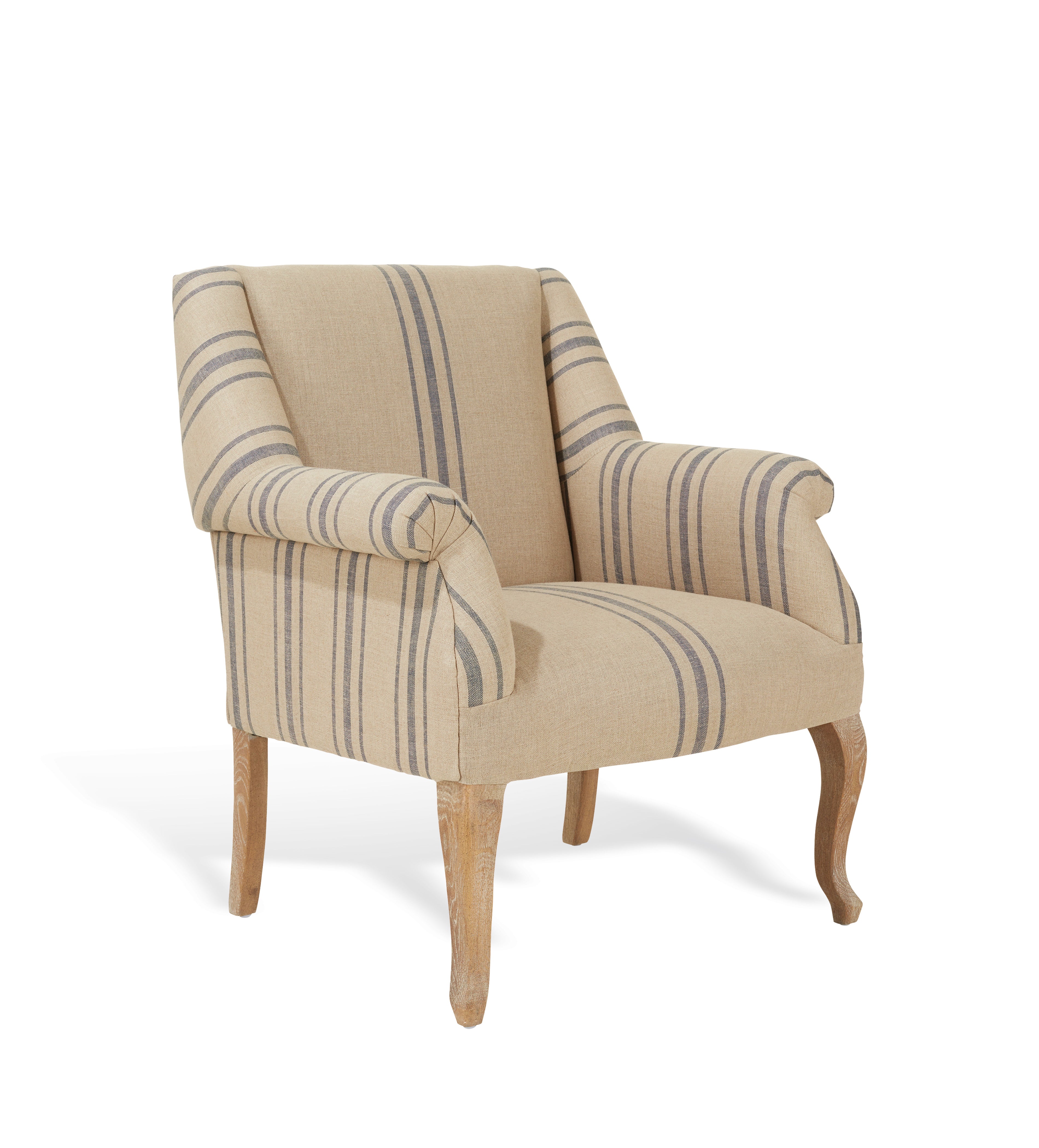 Polperro Linen Armchair - Blue