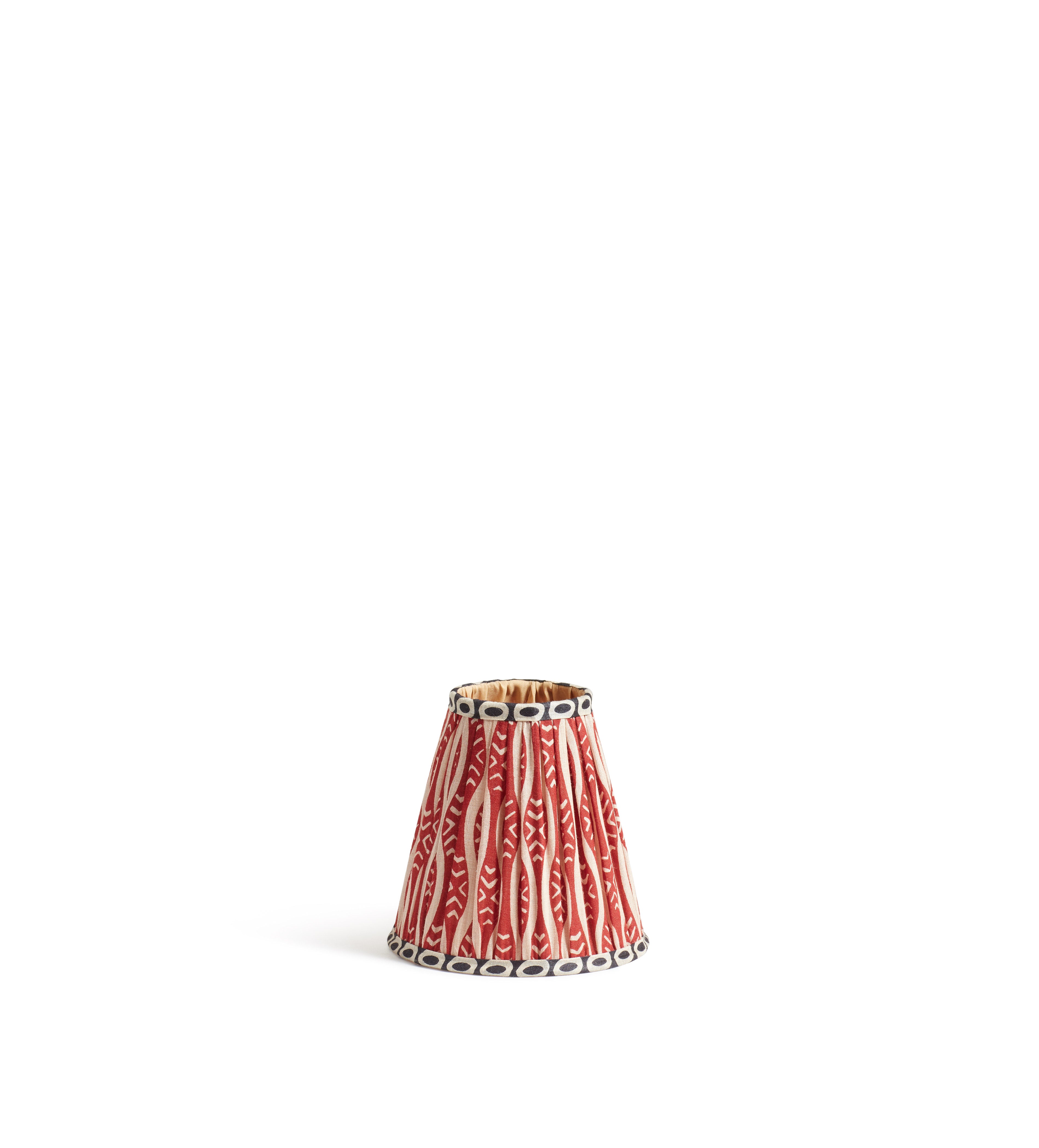 Roa Silk Cone Lampshade 16cm - Vermillion Red