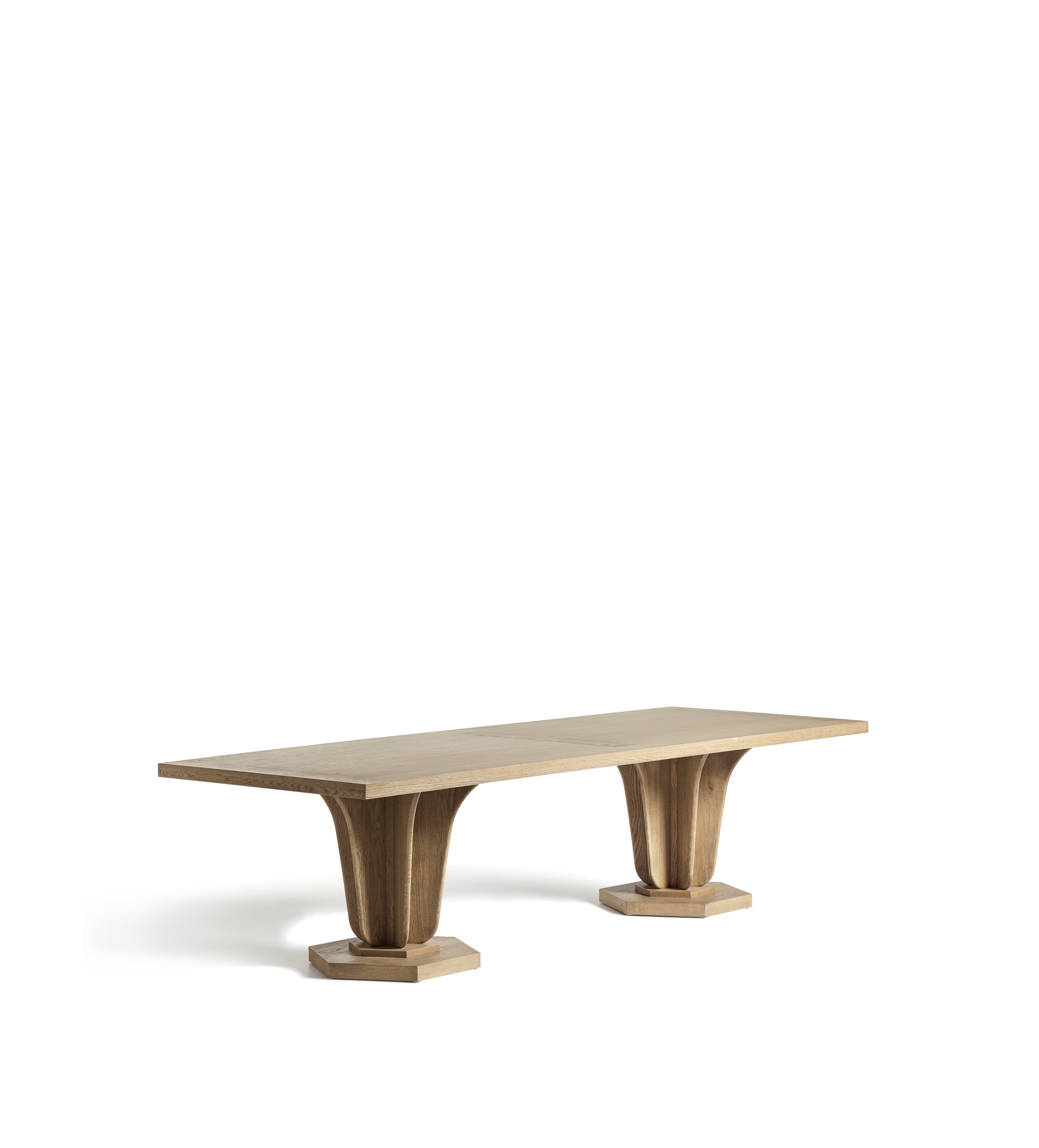 Allegro Rectangular Dining Table - Large - Weathered Oak