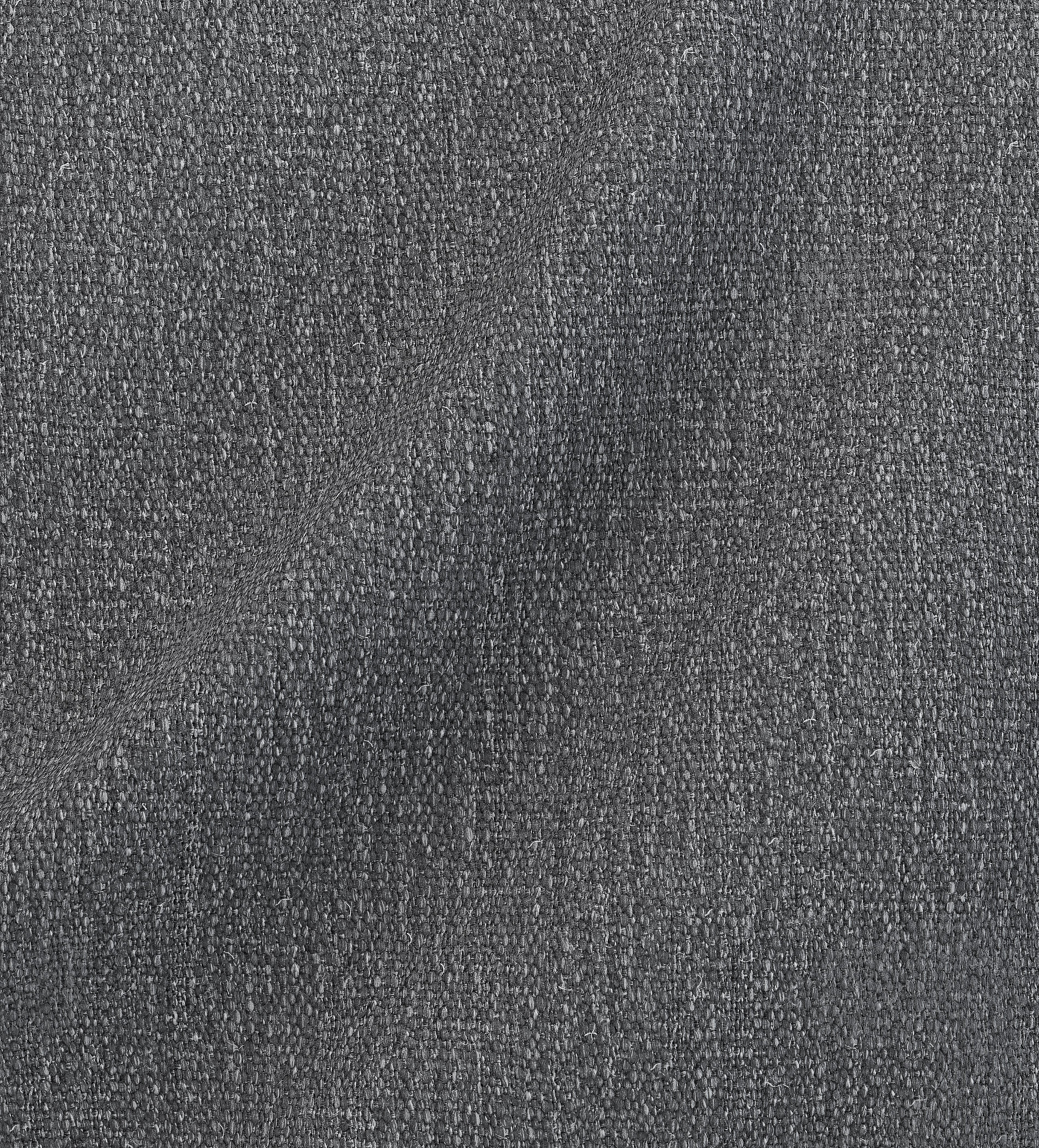 Clever Linen Fabric Swatch - Anthracite