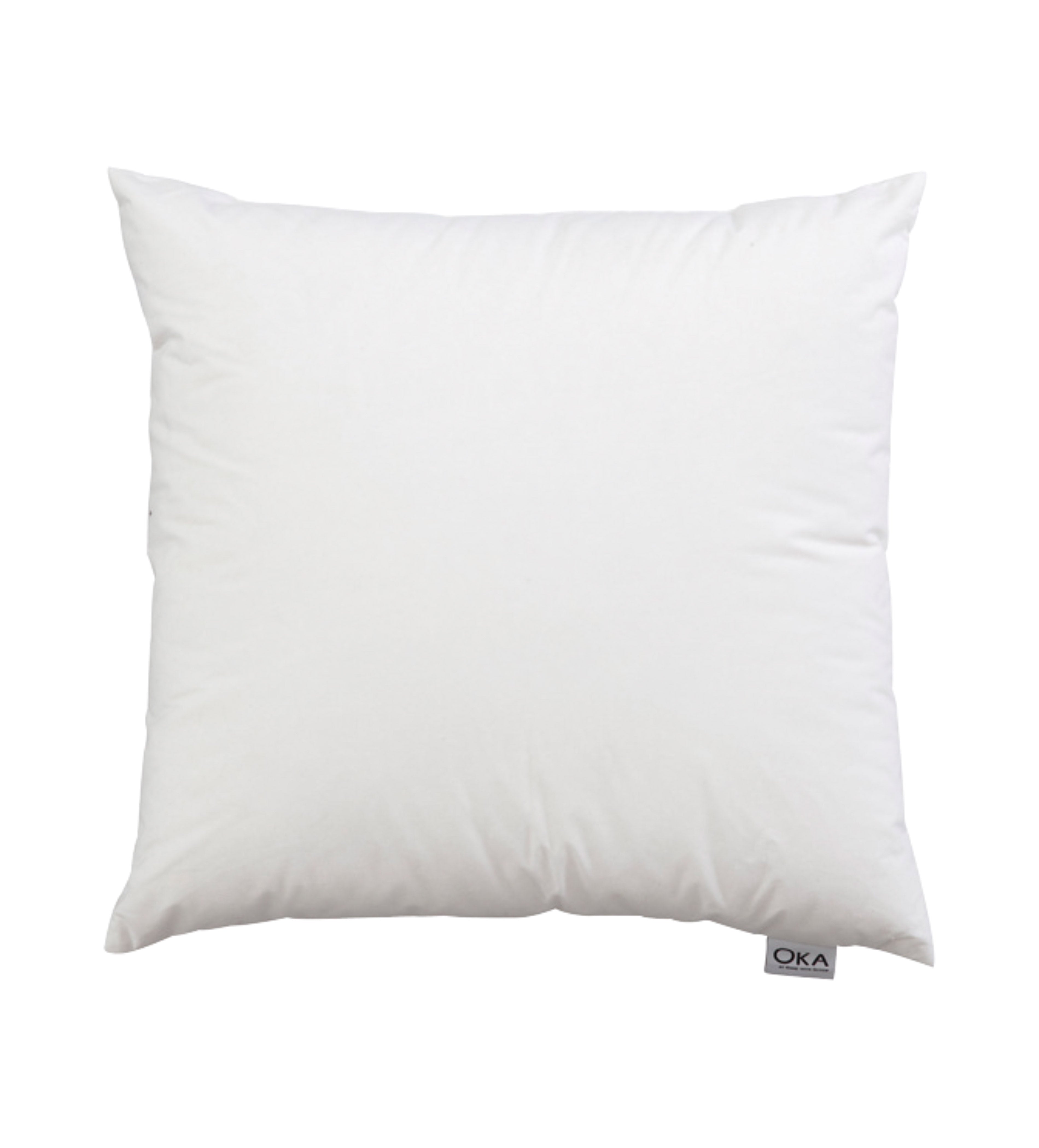 Duck Feather-Filled Cushion Pad 51x51cm - White