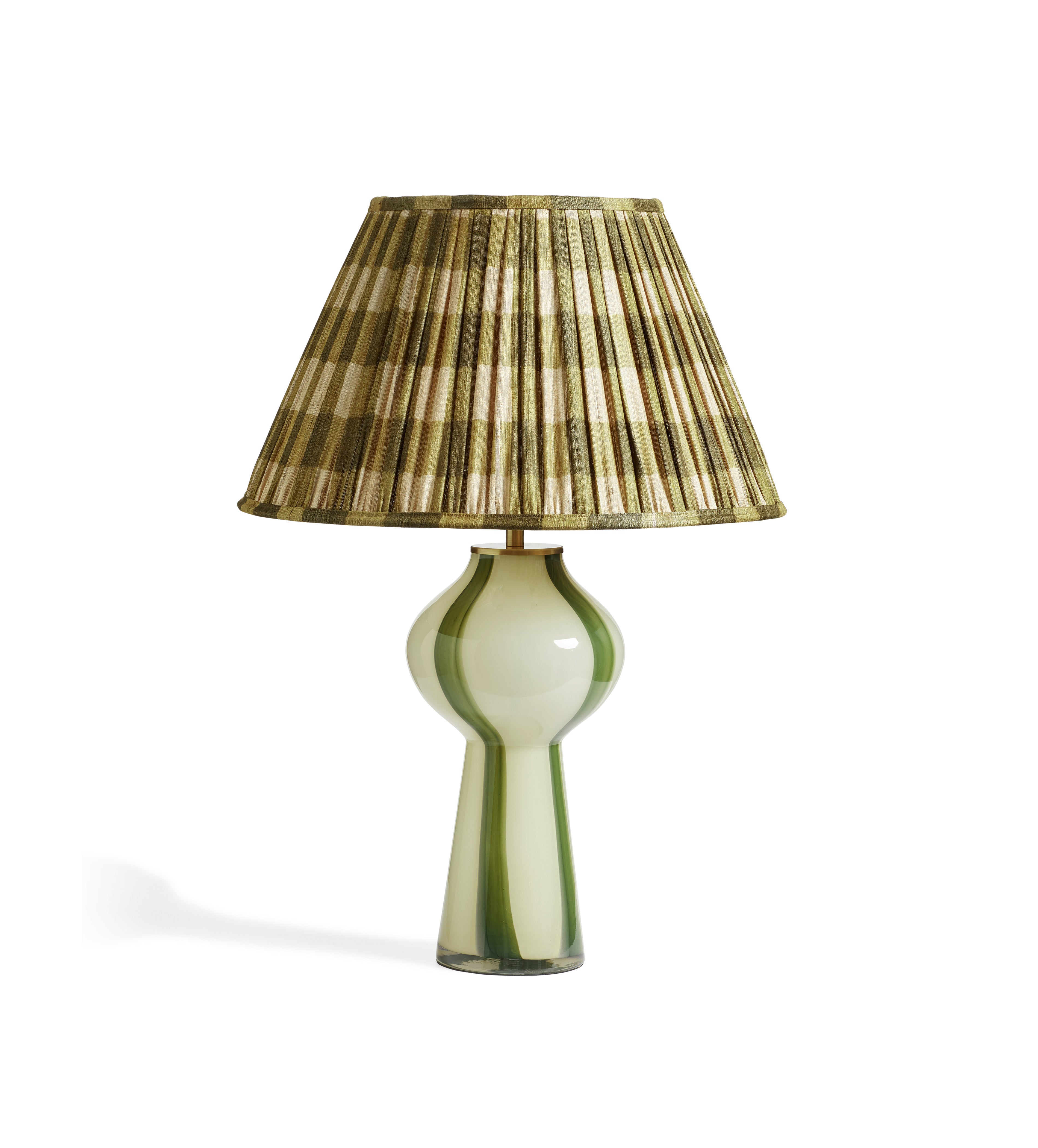 Eleanor Glass Table Lamp - Green