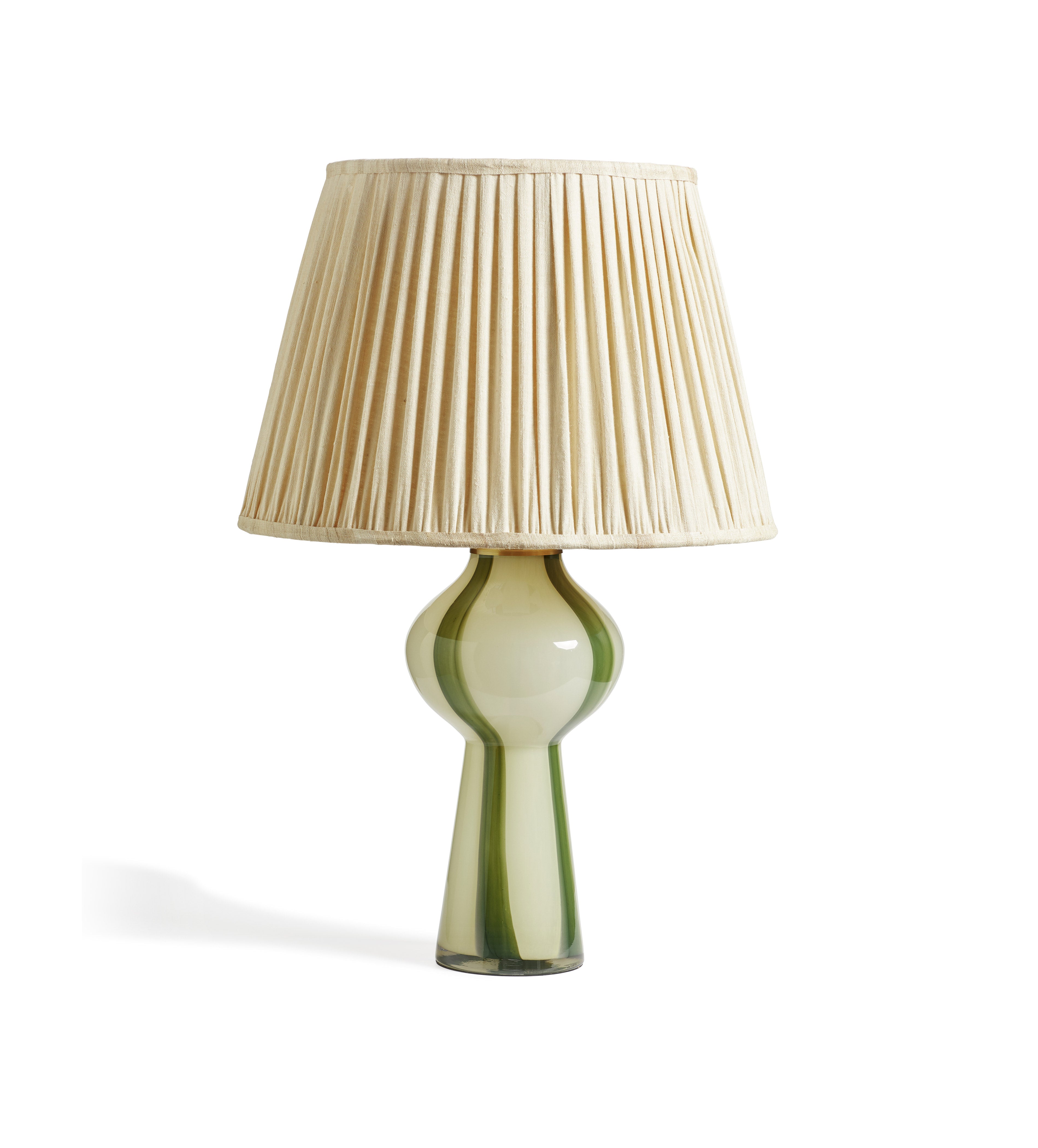 Eleanor Glass Table Lamp - Green