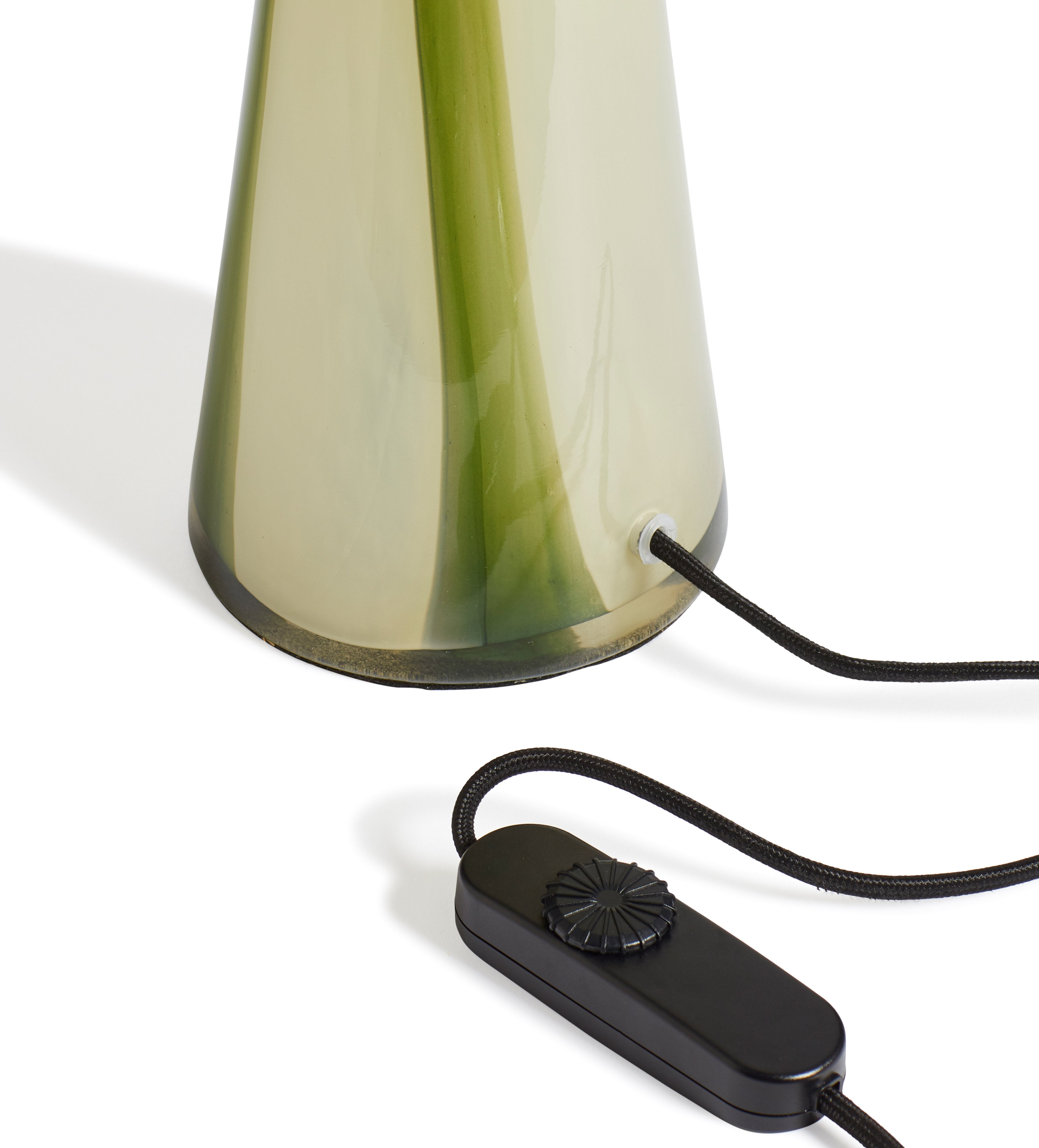 Eleanor Glass Table Lamp - Green