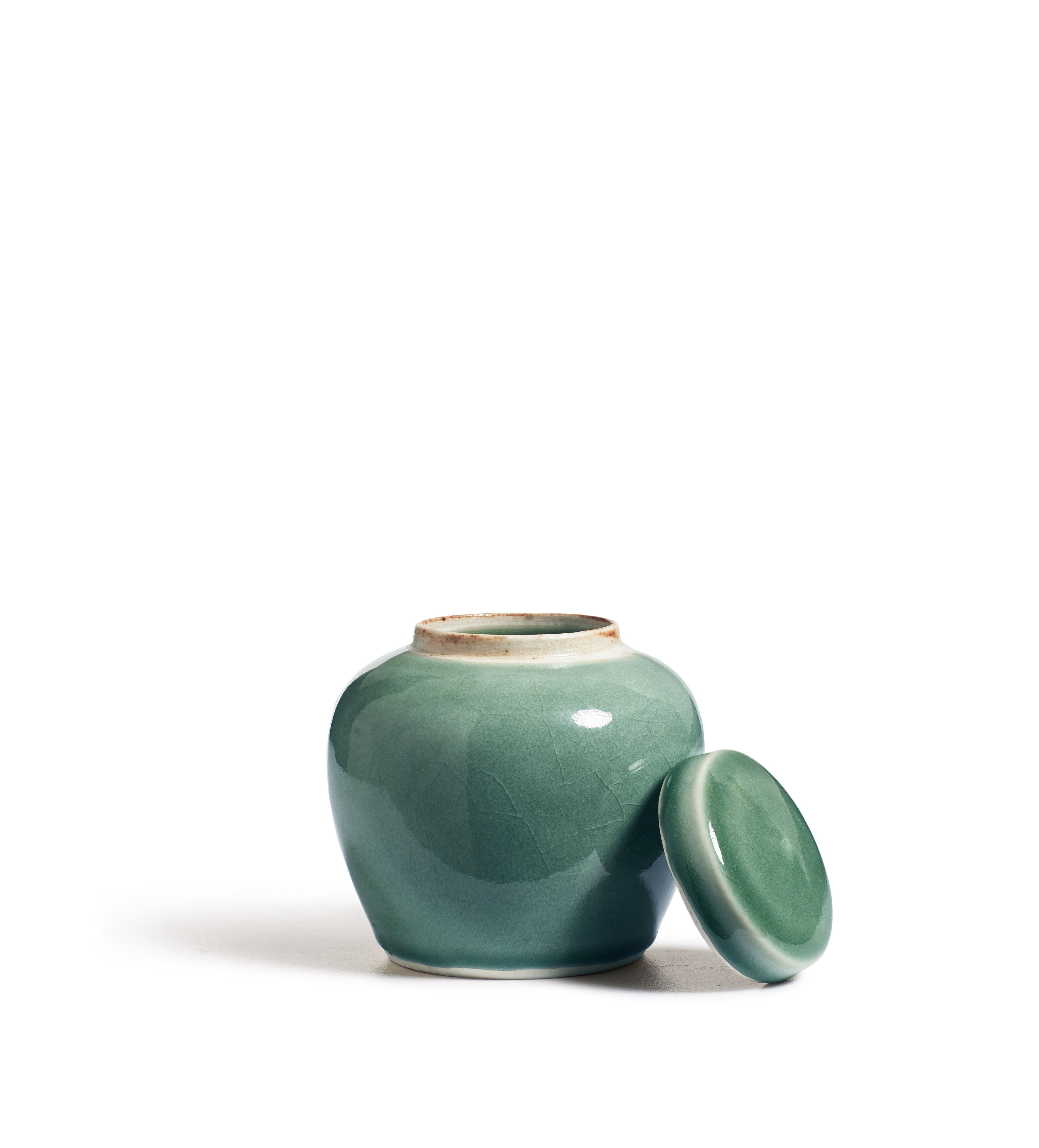 Anni Lidded Pot - Jade