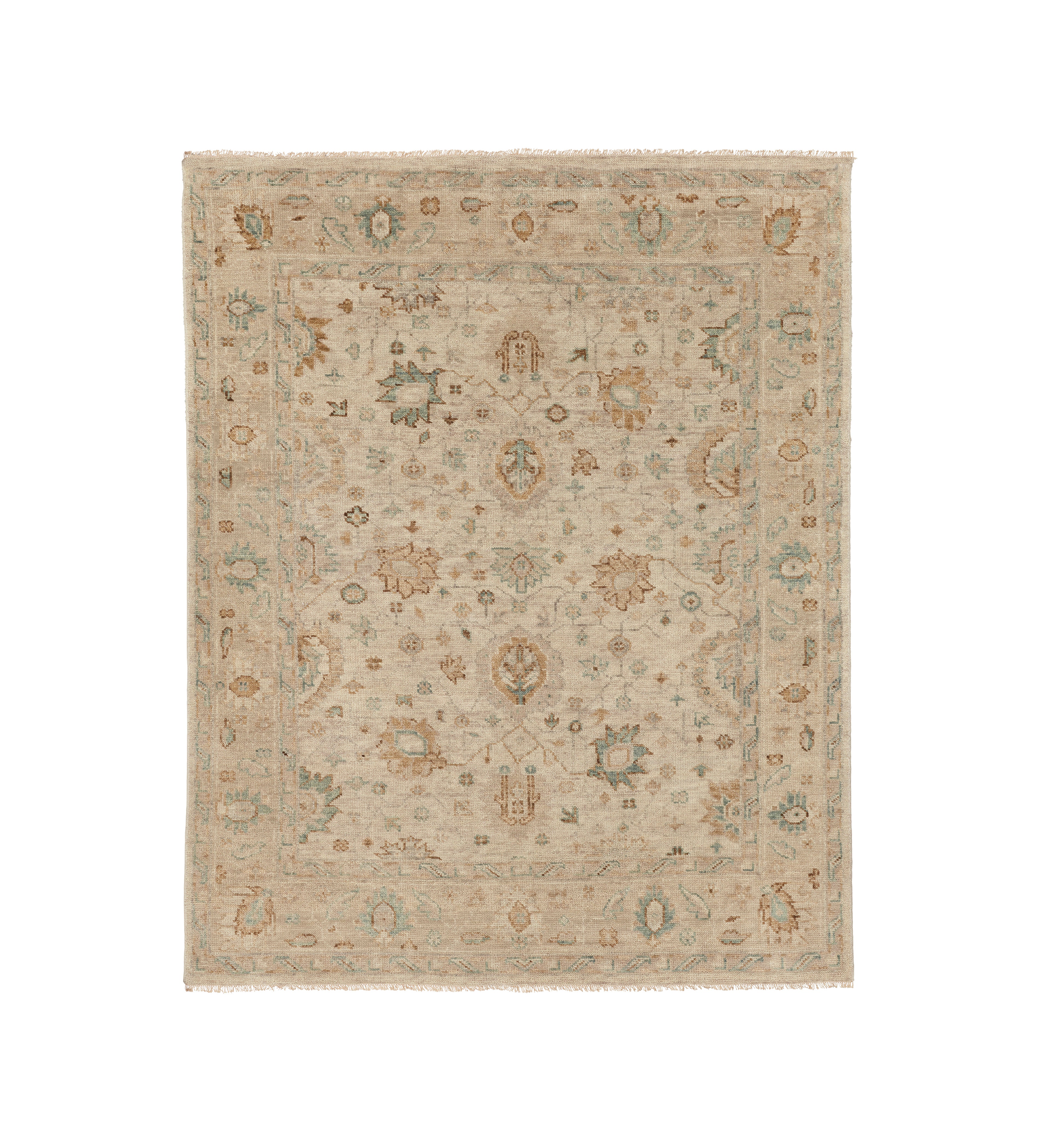 Anoushka Rug 244x305cm - Ivory/Blue