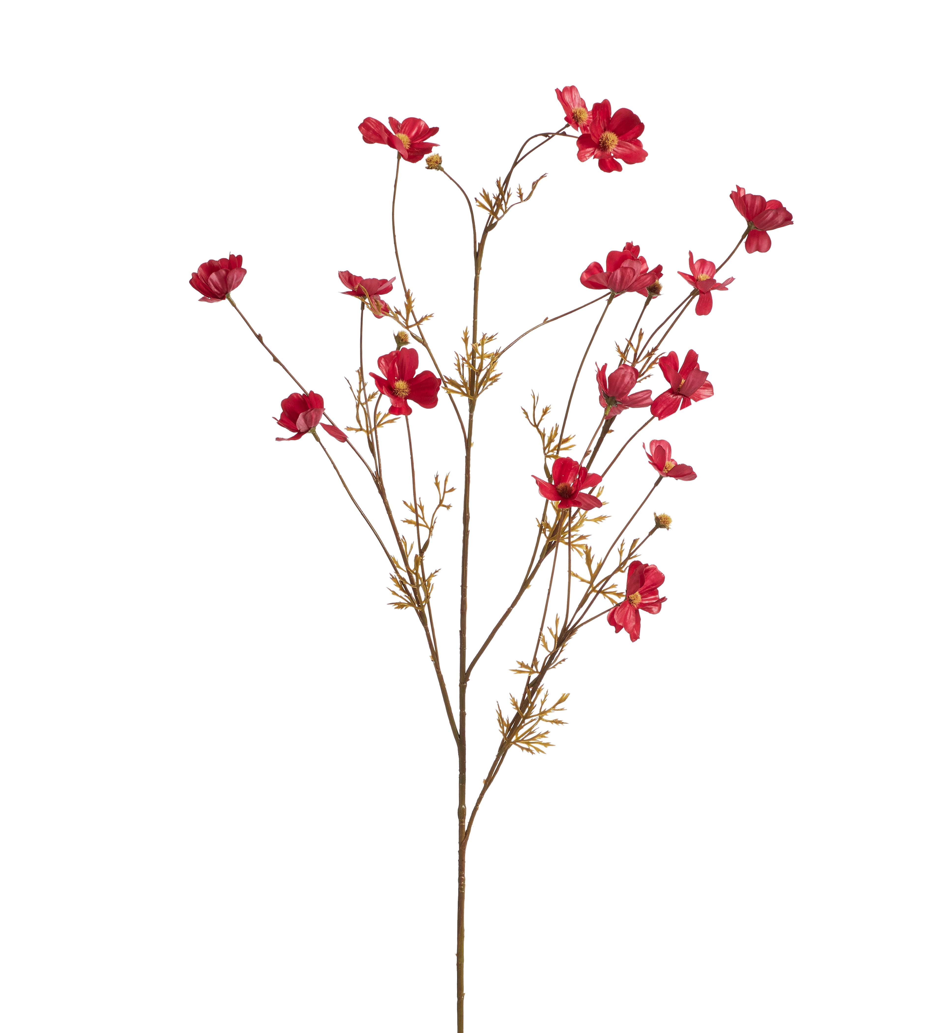 Faux Cosmos Stem - Red