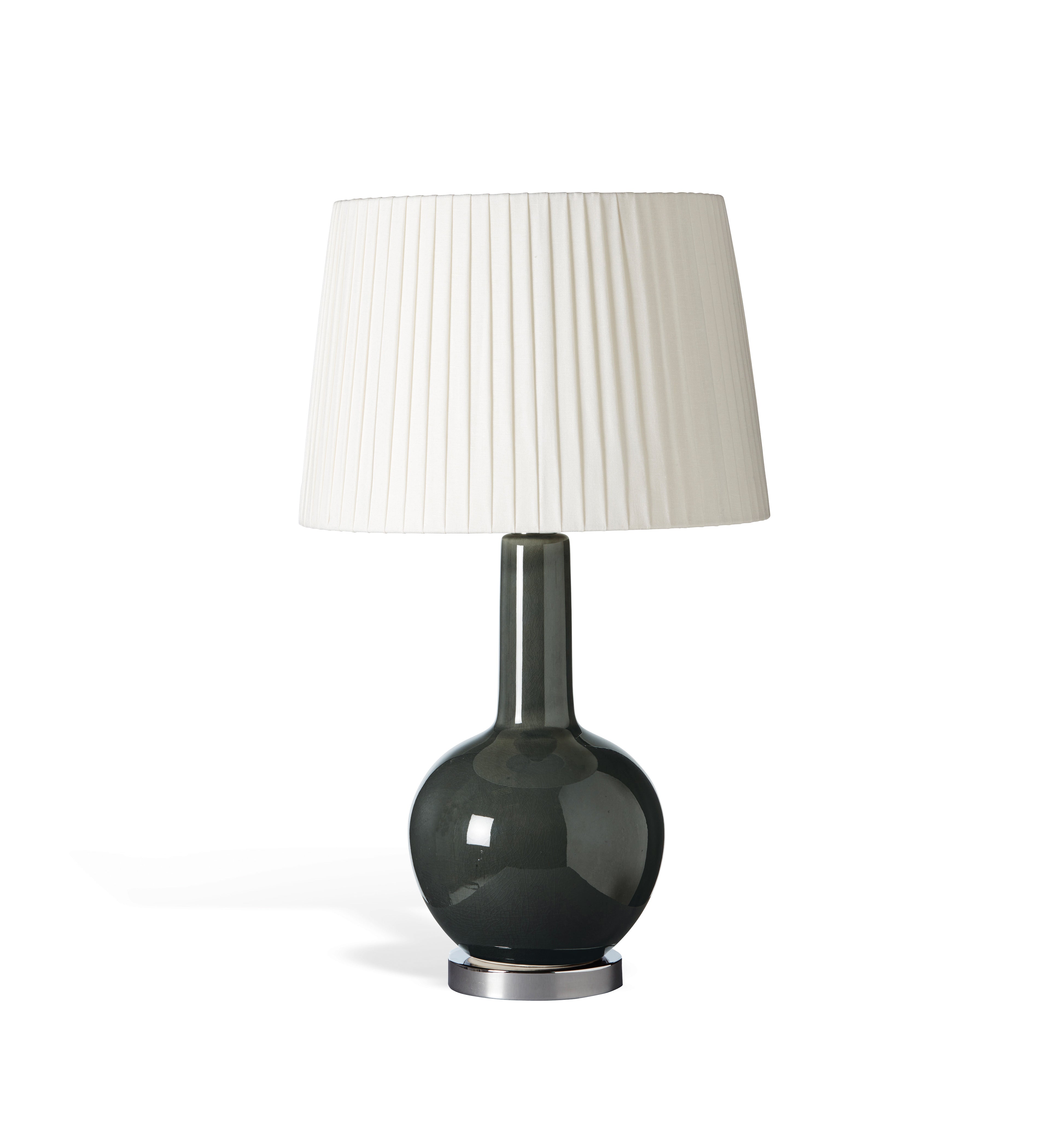 Grenadilla Table Lamp - Charcoal