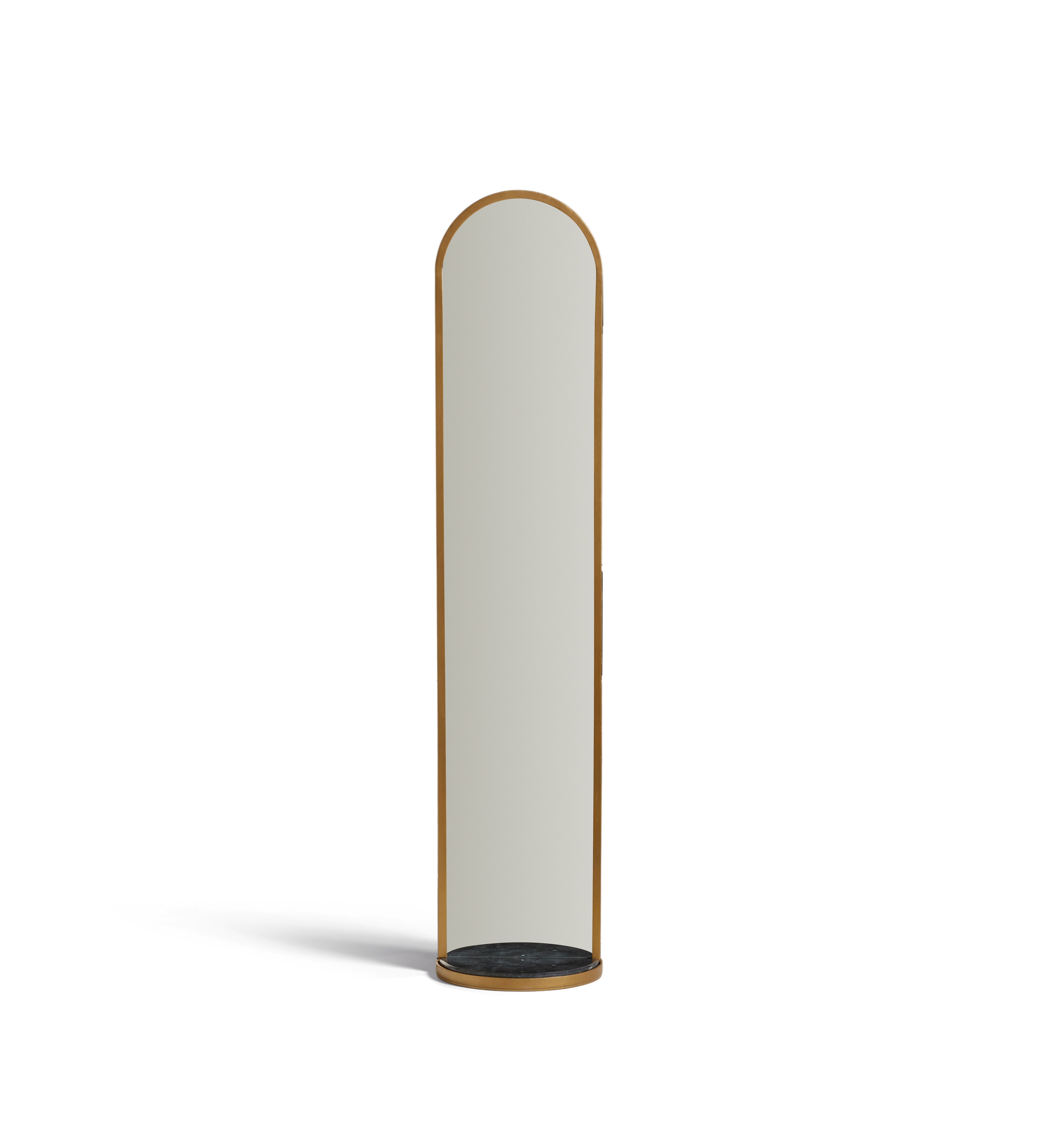 Hark Standing Mirror - Marble/Brass
