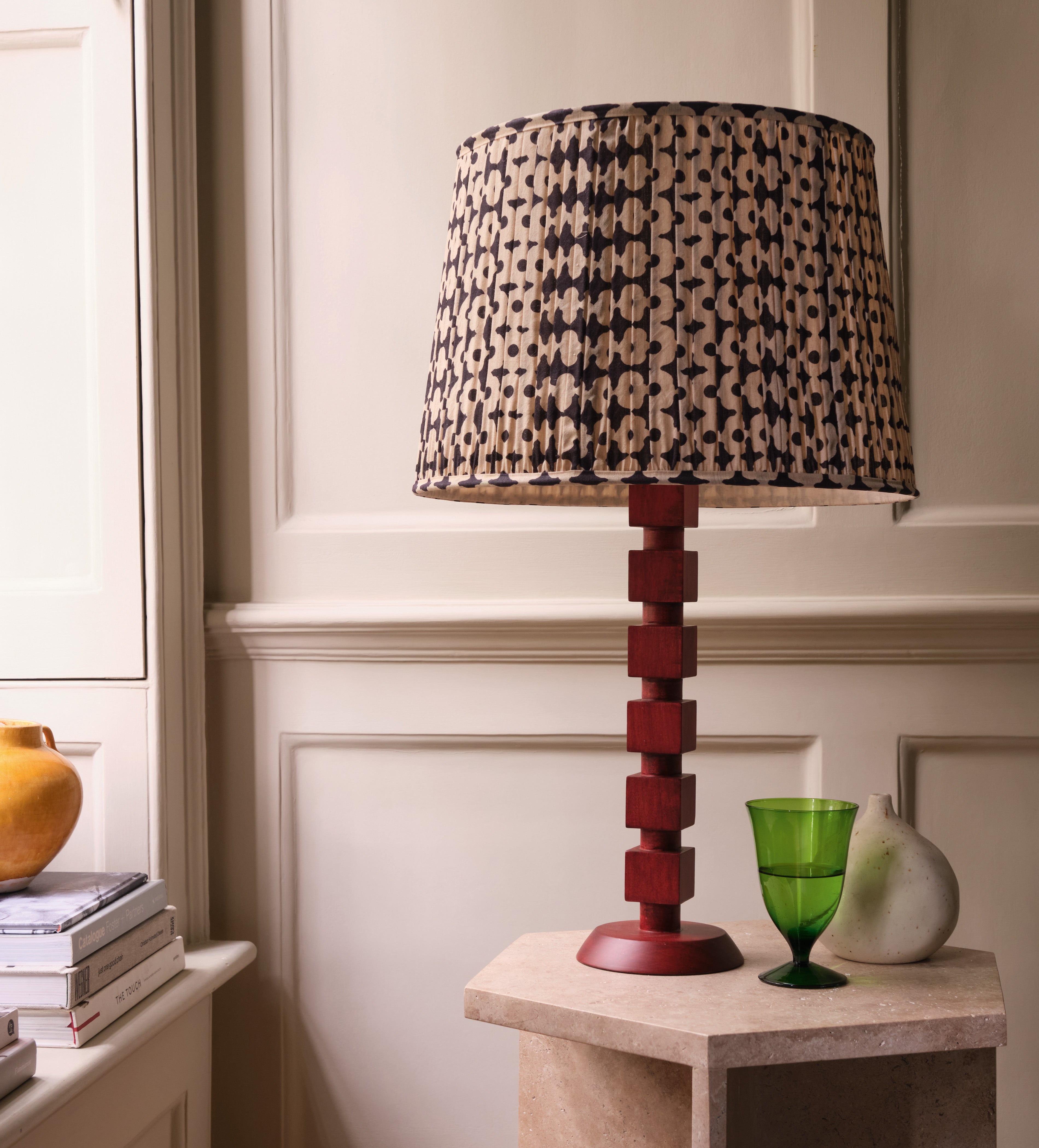 Huxley Table Lamp - Brushed Red